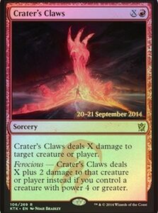 Crater's Claws (Prerelease FOIL)