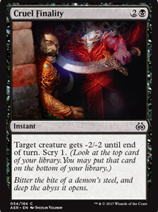 Cruel Finality (FOIL)