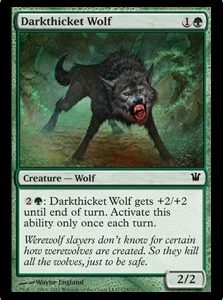 Darkthicket Wolf (FOIL)