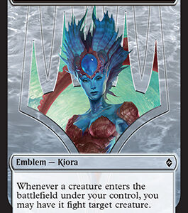 Emblem (Kiora, Master of the Depths) - Battle for Zendikar