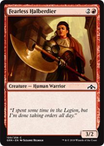 Fearless Halberdier (FOIL)