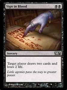 Sign in Blood