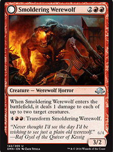 Smoldering Werewolf - Erupting Dreadwolf