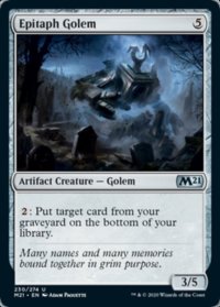 Epitaph Golem (FOIL)