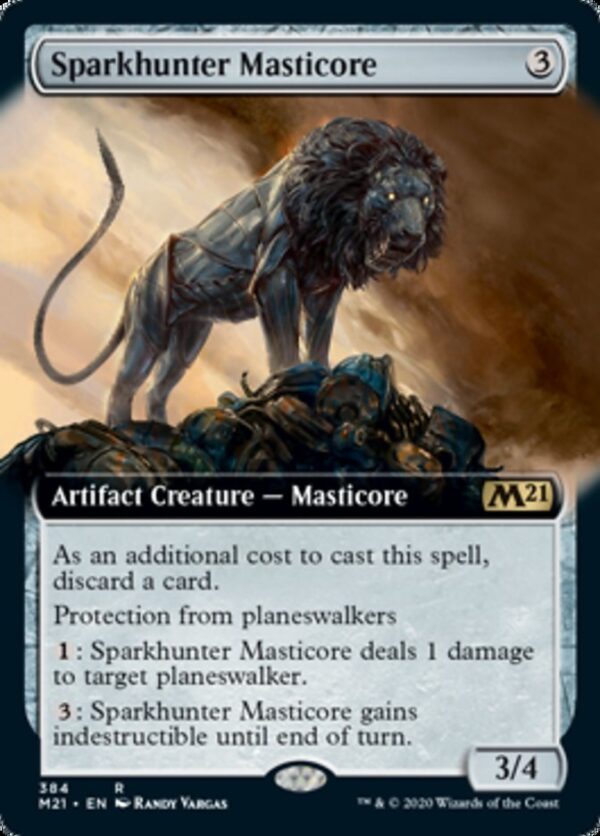 Sparkhunter Masticore (Extended) (FOIL)