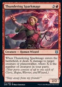 Thundering Sparkmage (FOIL)