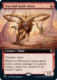 Wayward Guide-Beast (Extended Art) (FOIL)