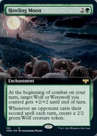 Howling Moon (Extended Art) (FOIL)