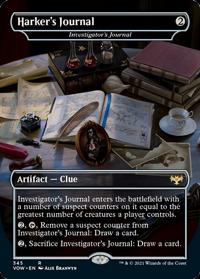 Investigator's Journal (Dracula Series) (FOIL)