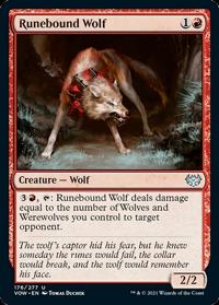 Runebound Wolf (FOIL)