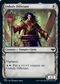 Unholy Officiant (Showcase) (FOIL)