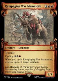 Rampaging War Mammoth (Scroll Showcase)