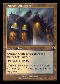 Orzhov Guildgate (Retro Frame)