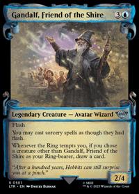 Gandalf, Friend of the Shire (Scroll Showcase)