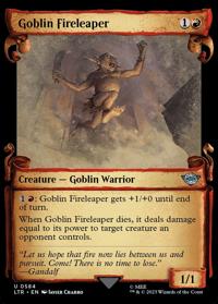 Goblin Fireleaper (Scroll Showcase) (FOIL)