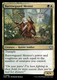 Burrowguard Mentor (FOIL)