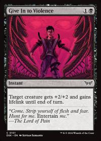 Give In to Violence (FOIL)