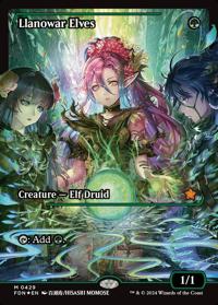 Llanowar Elves (Japan Showcase) (FOIL)