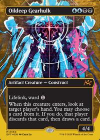 Oildeep Gearhulk (Borderless) (First-Place FOIL)