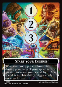 Start Your Engines! Token (FOIL)